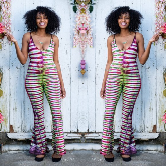 Warrior Within Designs Pants - Tie Dye Jumpsuit Warrior Within Designs
